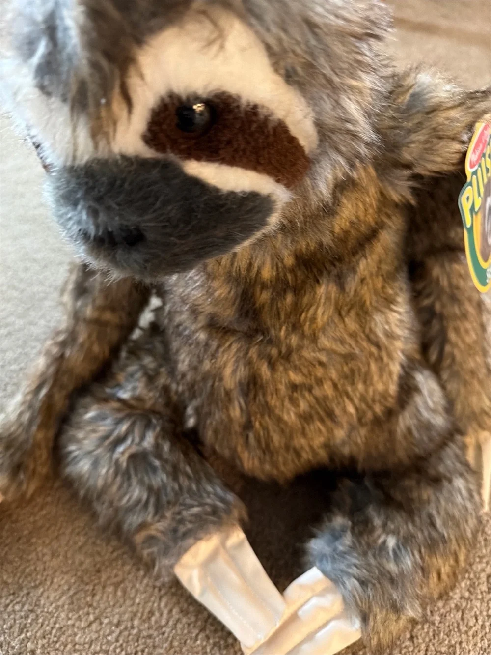 Plush Sloth Soft Toy in Brown by Melissa & Doug